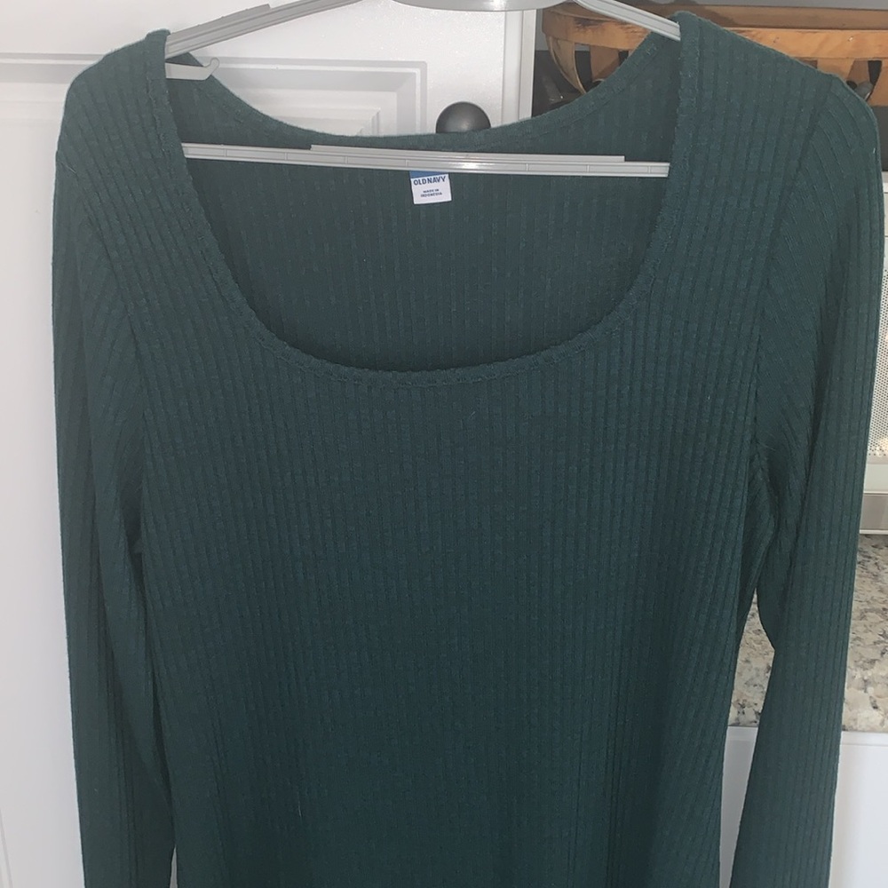 Old Navy SET OF 2 Ribbed Knit Long Sleeve Dresses Size L - Picture 5 of 6